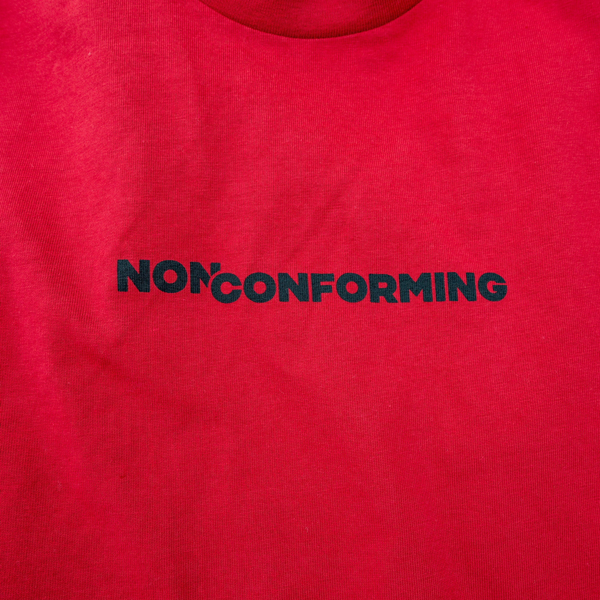 ETERNAL VALUE on Dark Red T-Shirt