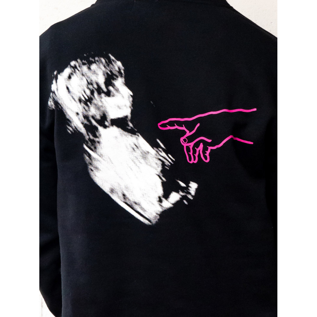 RENEW on Black Hoodie