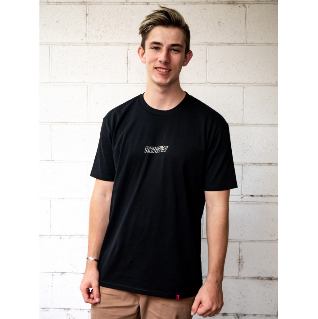 RENEW on Black T-Shirt