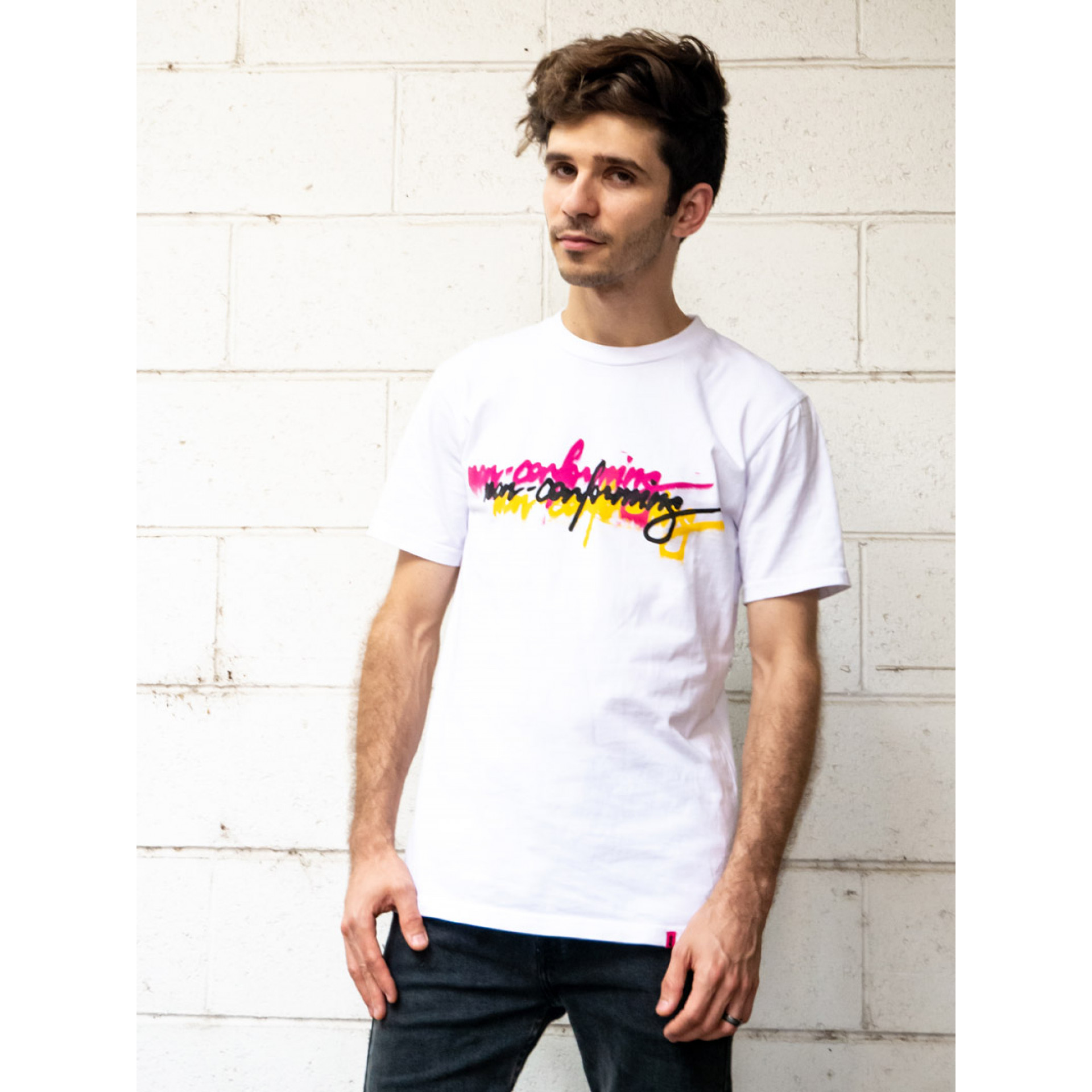 NOT OF THE WORLD SMUDGE on White T-Shirt